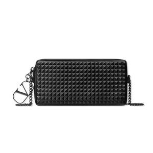 Valentino STUDDED MINI CROSSBODY Phone Holder Handler Bag Pochette Chain Purse